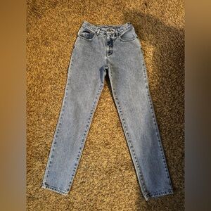 New York & Company Light Blue Straight Leg Jeans